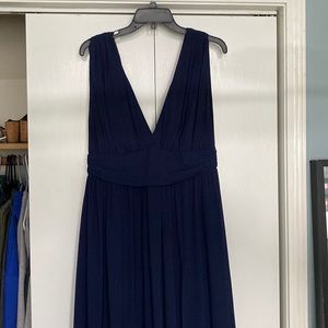 Navy blue bridesmaid dress
